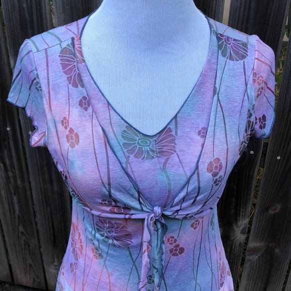 Tie Die Summer Top Anthropologie - Picture 3 of 12